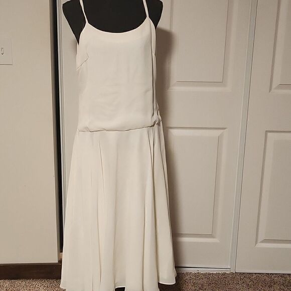 Two piece vintage wedding mother of the bride,  formal, fancy gown, dress white - Picture 8 of 13